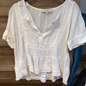 Cute Crochet top from the Loft. Size Small